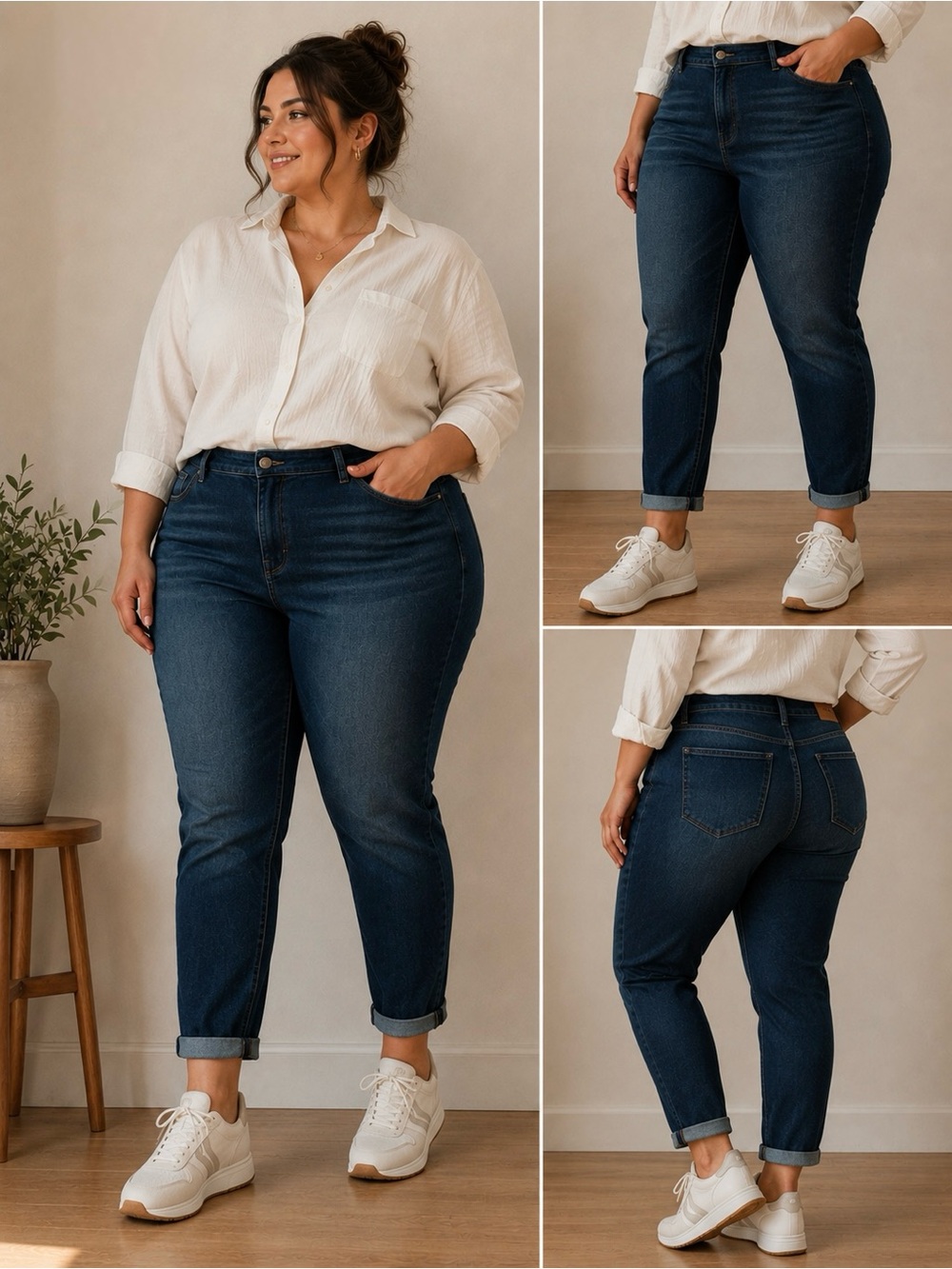 AQ‎ Premium Collection Women’s Dark Wash Skinny Jeans Size 20 Stretch